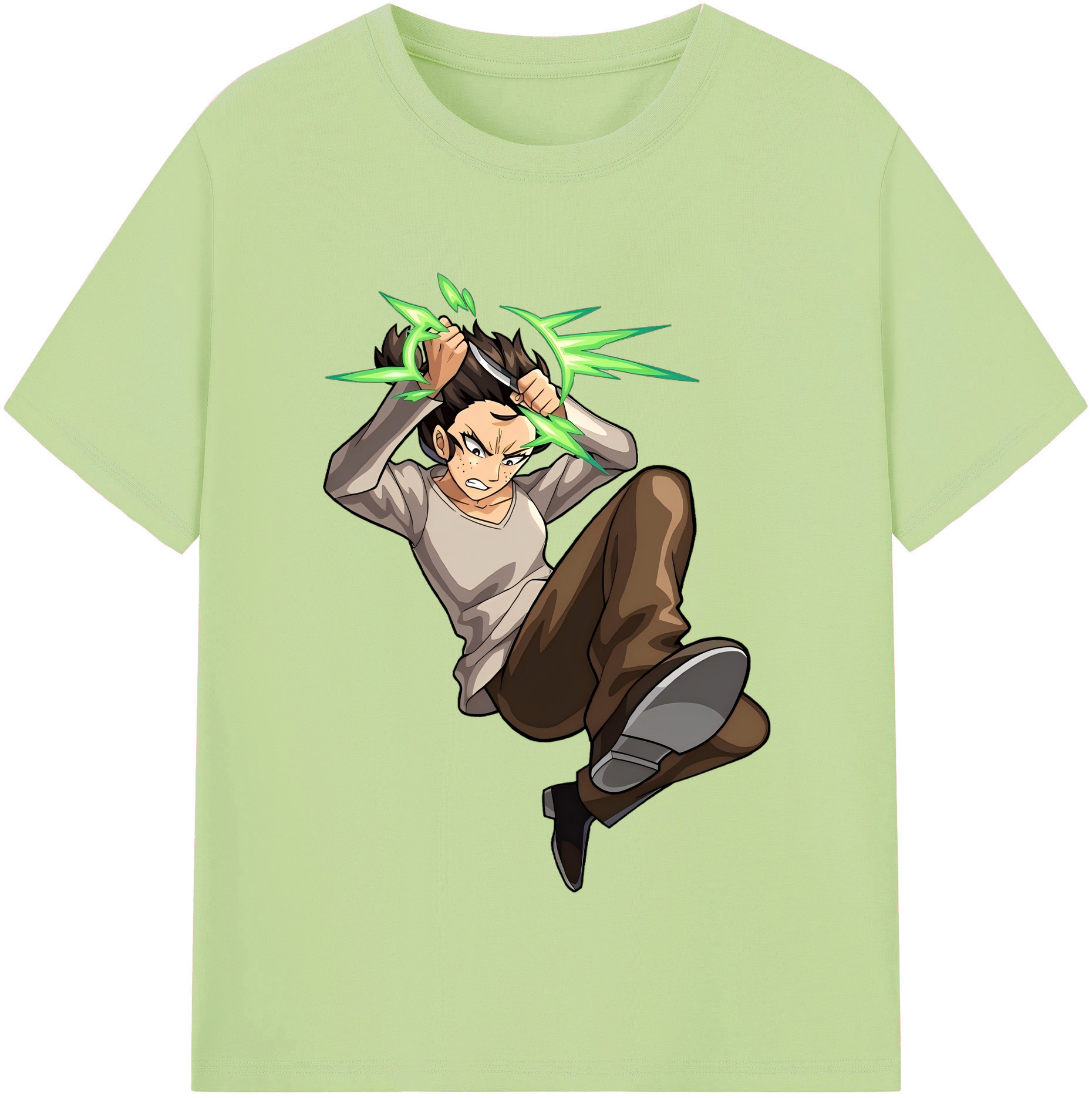 （画像用） 進撃の巨人 Attack on Titan 綿100％半袖Tシャツ（フロントプリント）